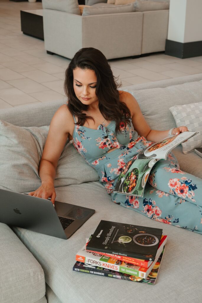 Stephanie Redmond smiling in a wellness setting
